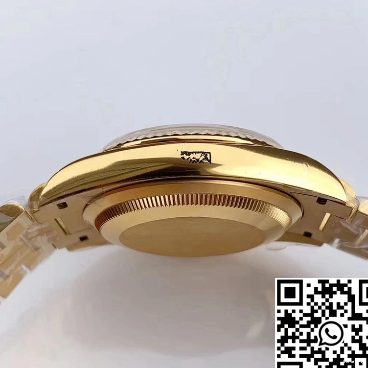 Yellow Gold EW Gray M128238-0022 Dial Day-Date Rolex Factory 0517